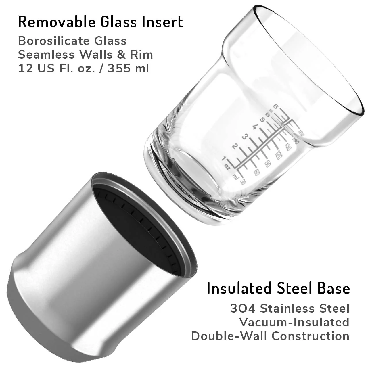 Hybrid Rocks Glass | Set of 2 - Image 6